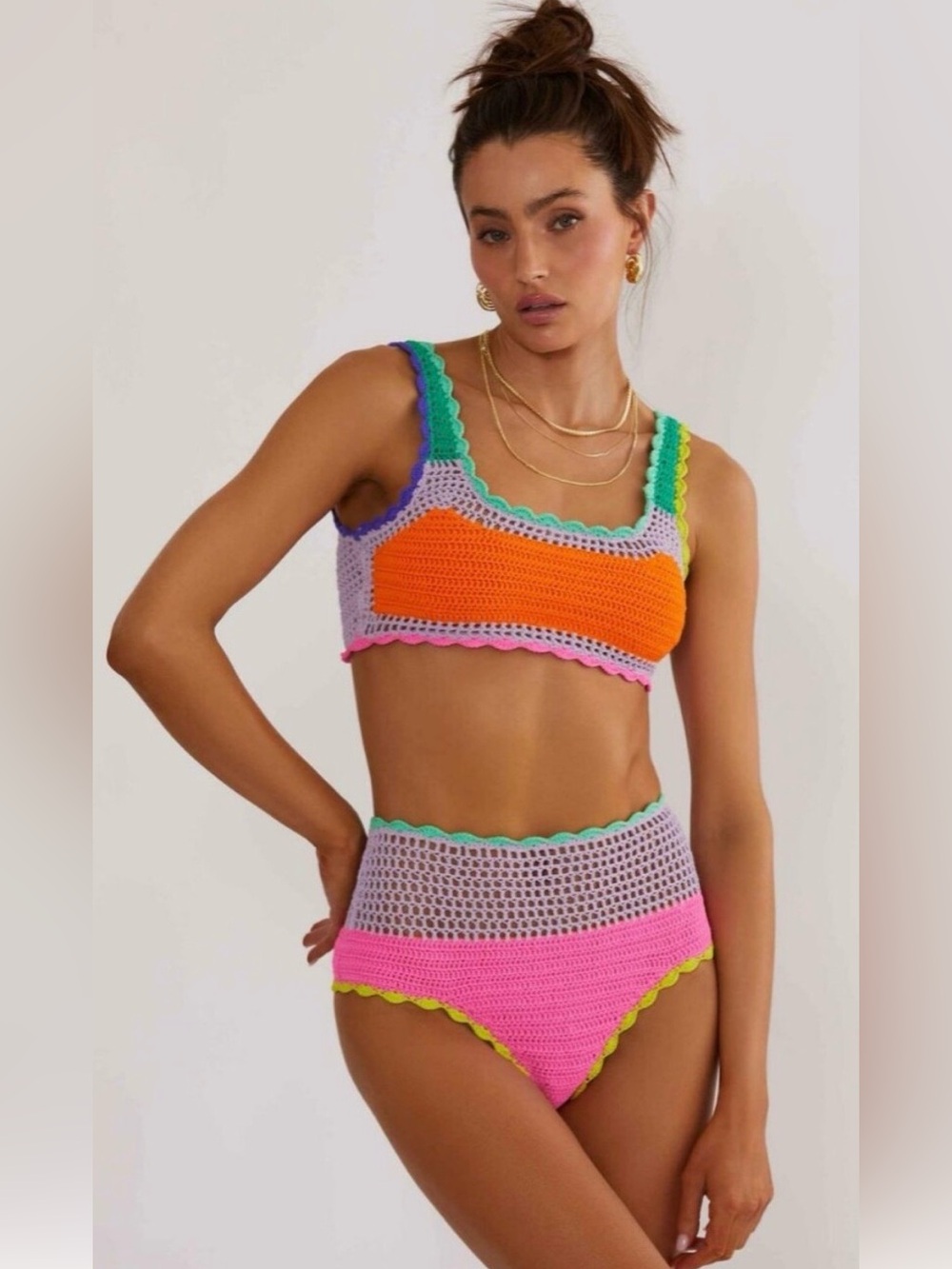Beach Riot Andy Top size Medium - Karen Bottoms size Large NWT